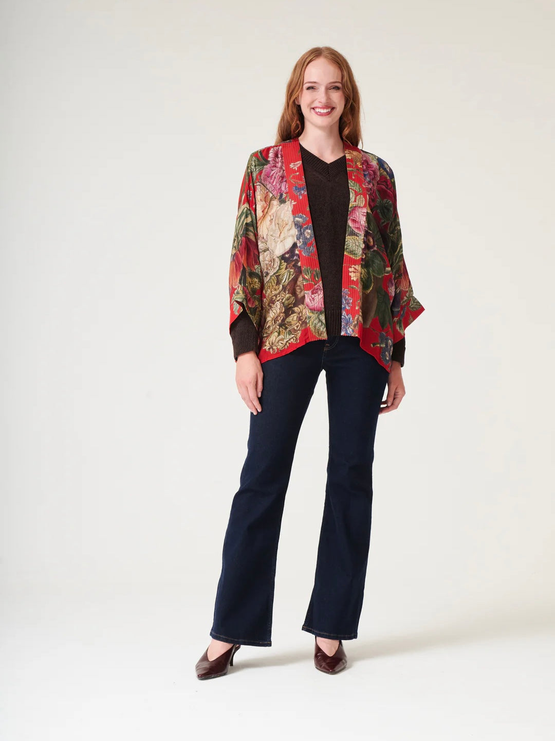 One Hundred Stars Primula Berry Kimono