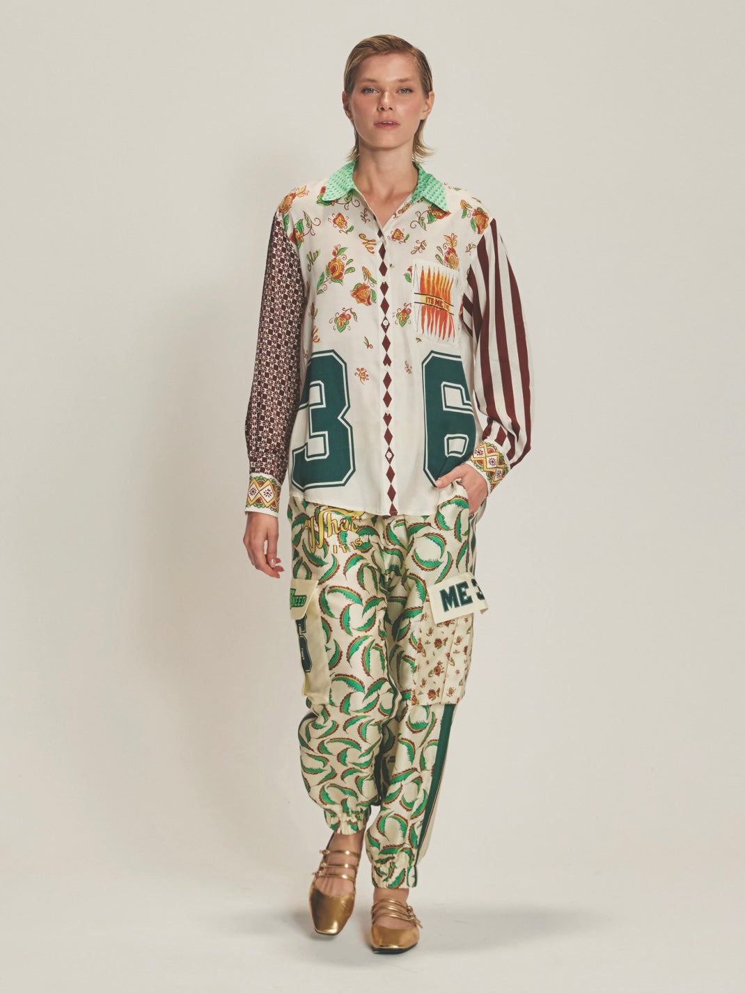 Me369 Isabel Shirt-Sporty Jade