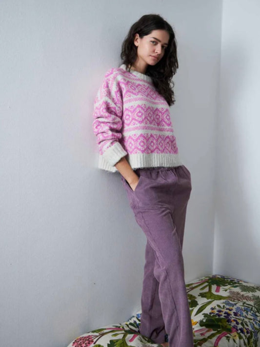 Lolly's Laundry Lottie jumper Neon Pink
