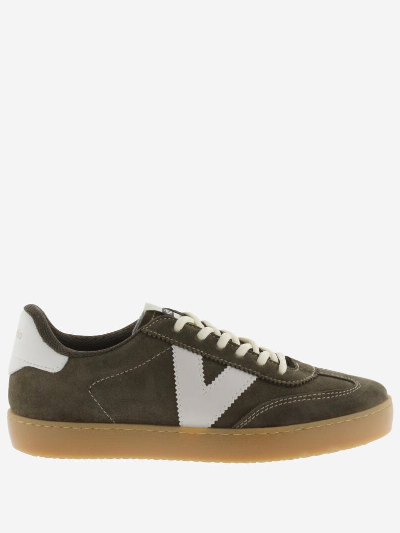 Victoria Berlin Ciclista Suede & Contrast Trainers-Khaki