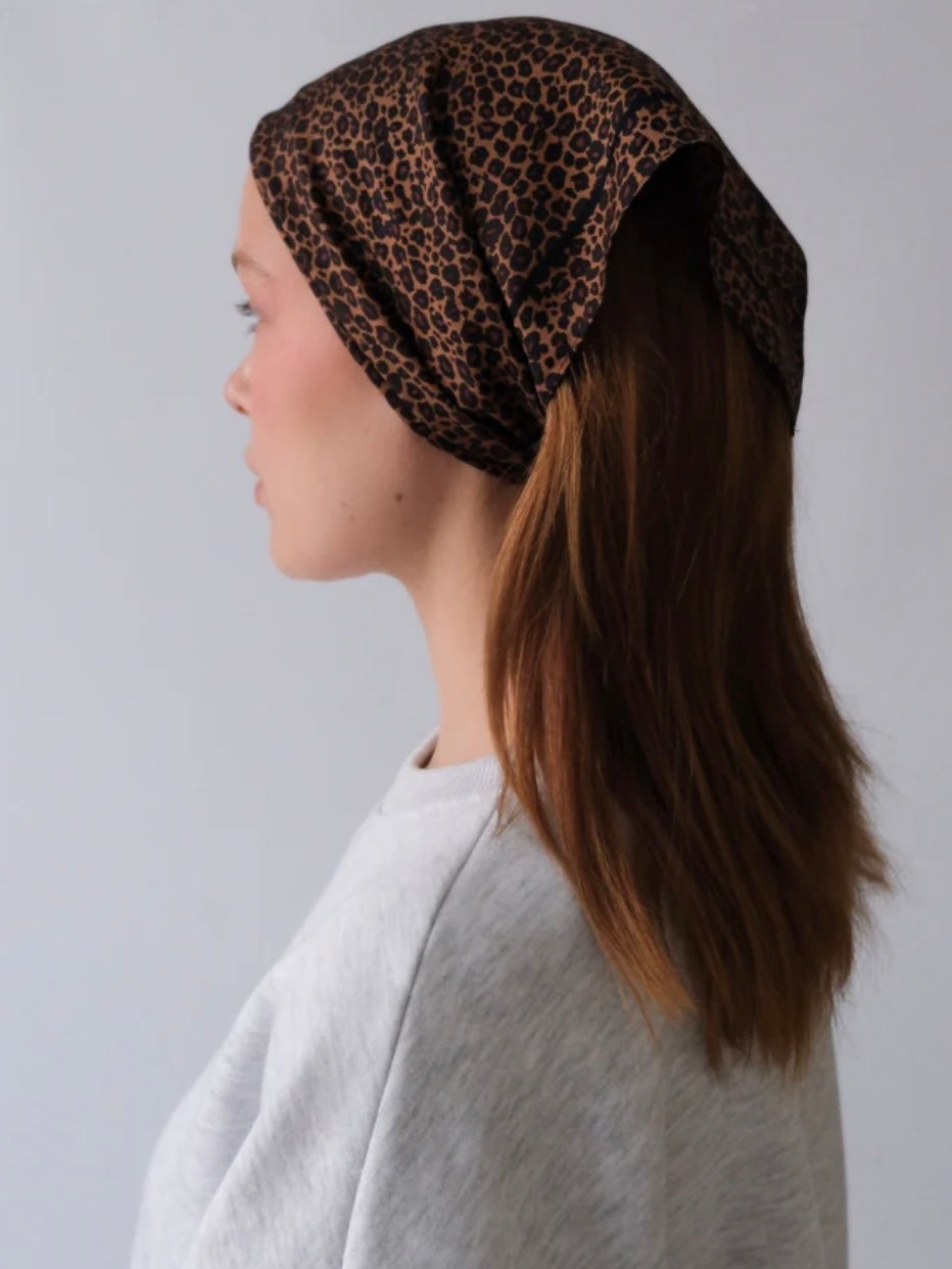 Le Scarf Leo Scarf Brown 50cm