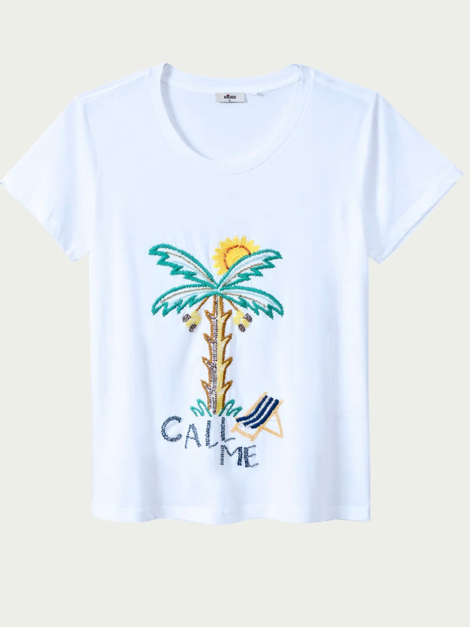 Me369 Sia Palm Tree T Shirt