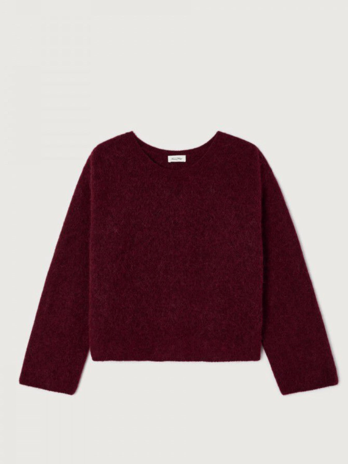 American Vintage Vitow Jumper-Dark Red Melange