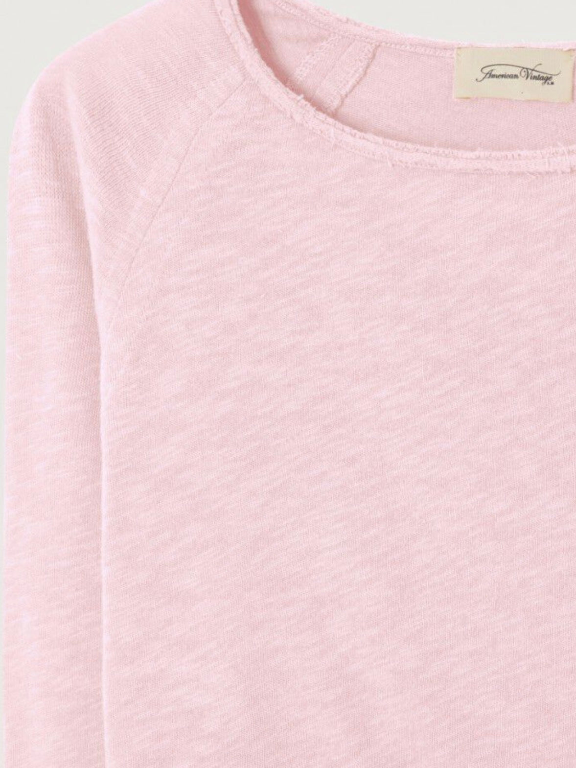 American Vintage Sonoma long sleeve top-Vintage Marshmallow