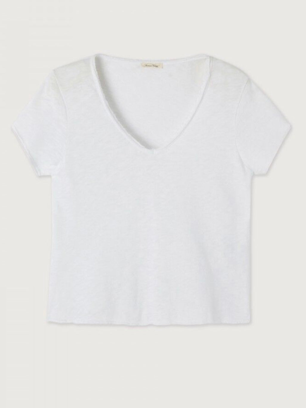 American Vintage Sonoma V neck T shirt-White
