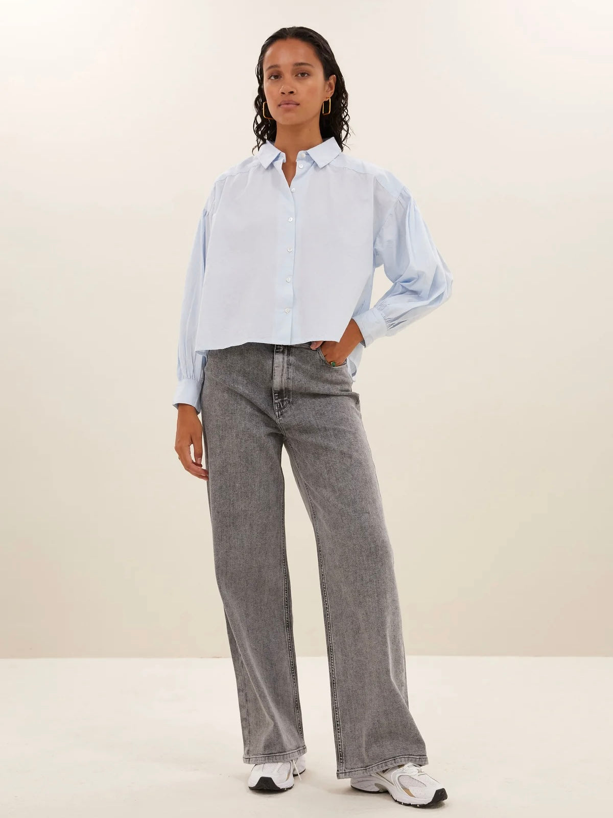 by_bar Sarah Short Chambray Blouse