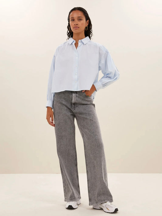 by_bar Sarah Short Chambray Blouse