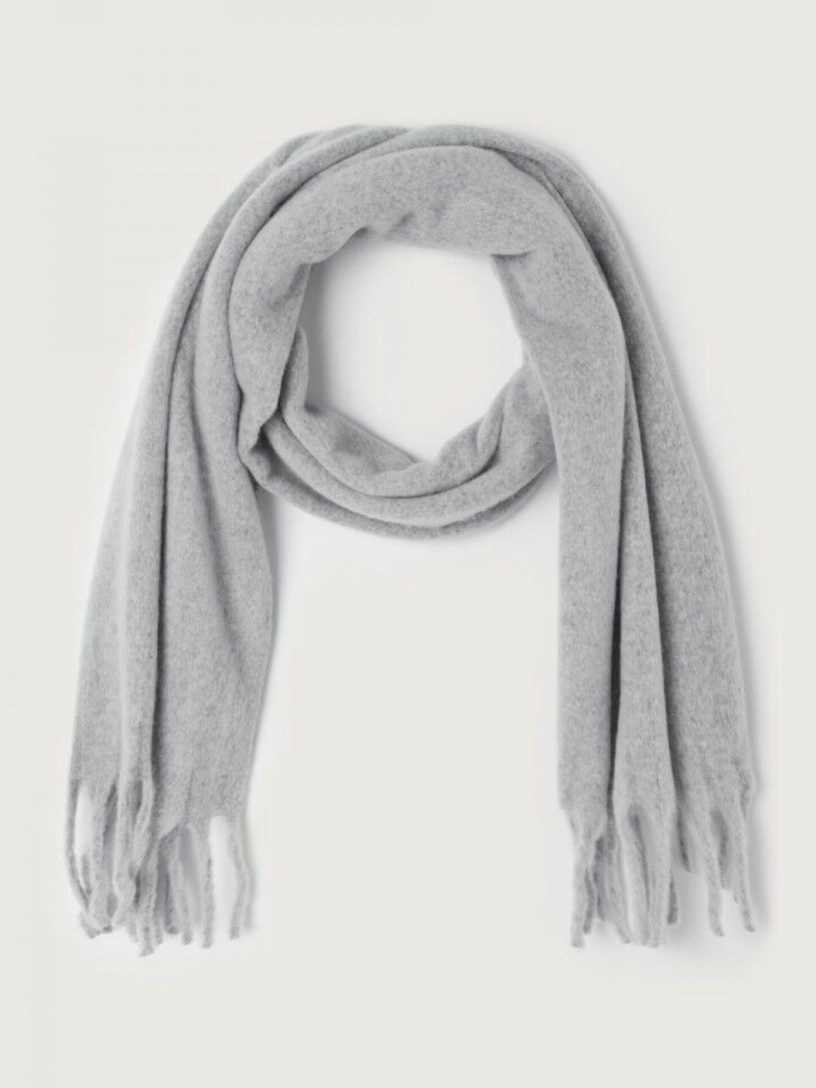 American Vintage Zinaco scarf- Grey Black Melange