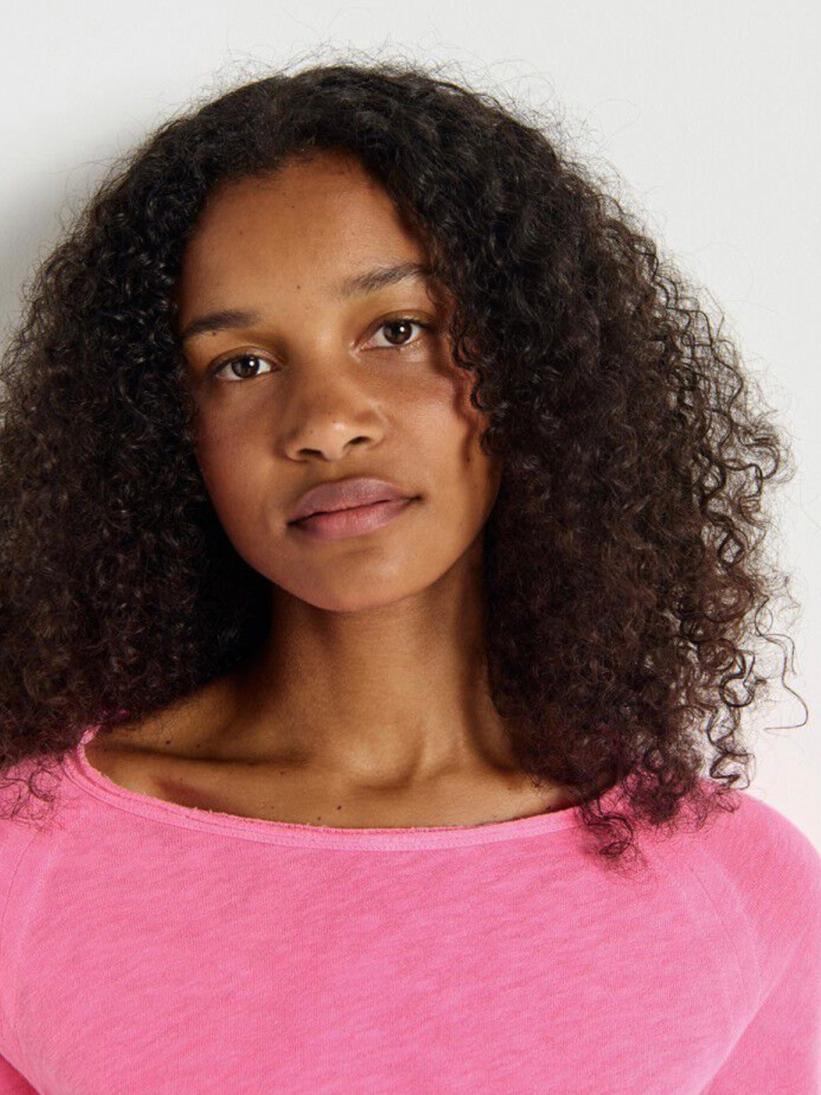 American Vintage Sonoma long sleeve top-Pink Acid Fluro