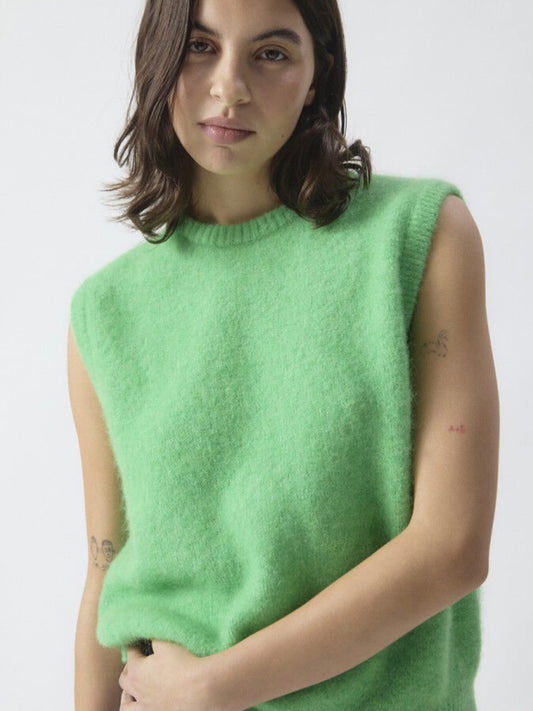 American Vintage Vitow Sleeveless Jumper- Garden Melange