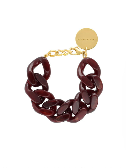 Vanessa Baroni Great Bracelet Bordeaux Marble