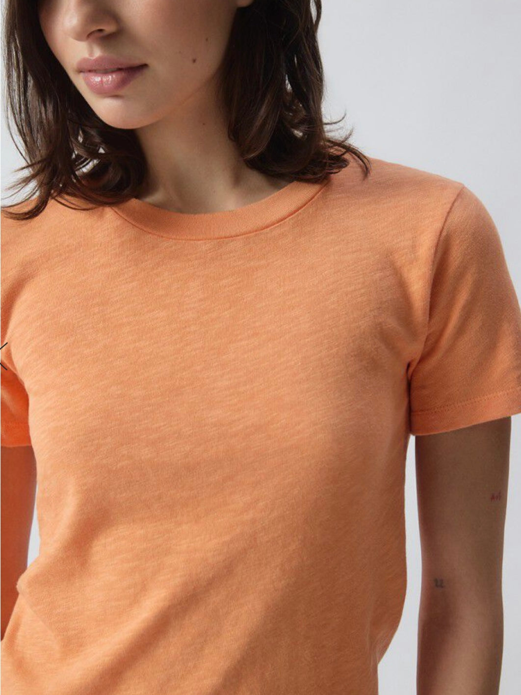 American Vintage Sonoma T shirt- Vintage Apricot