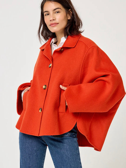 Five Mayan Short Coat-Amber