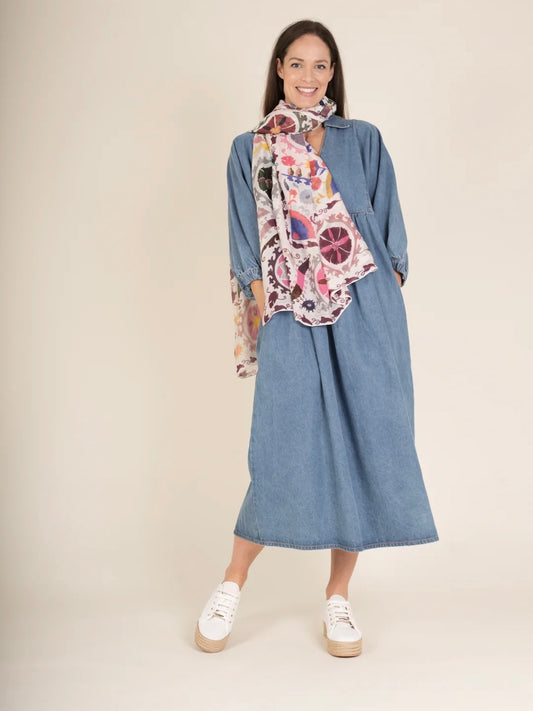 One Hundred Stars Susani Pink Scarf