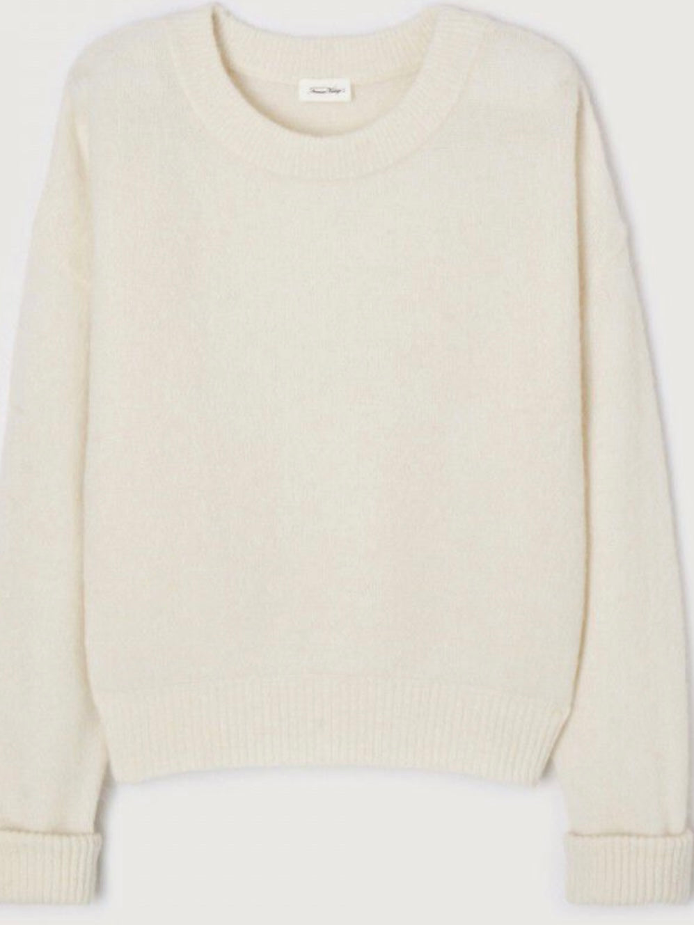 American Vintage Vitow Jumper White