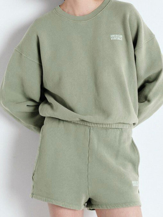 American Vintage Izubird Sweatshirt-Vintage Clay
