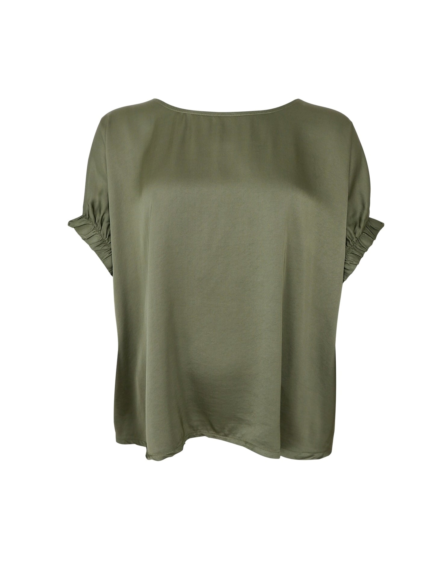Black Colour Mabel Blouse-Army