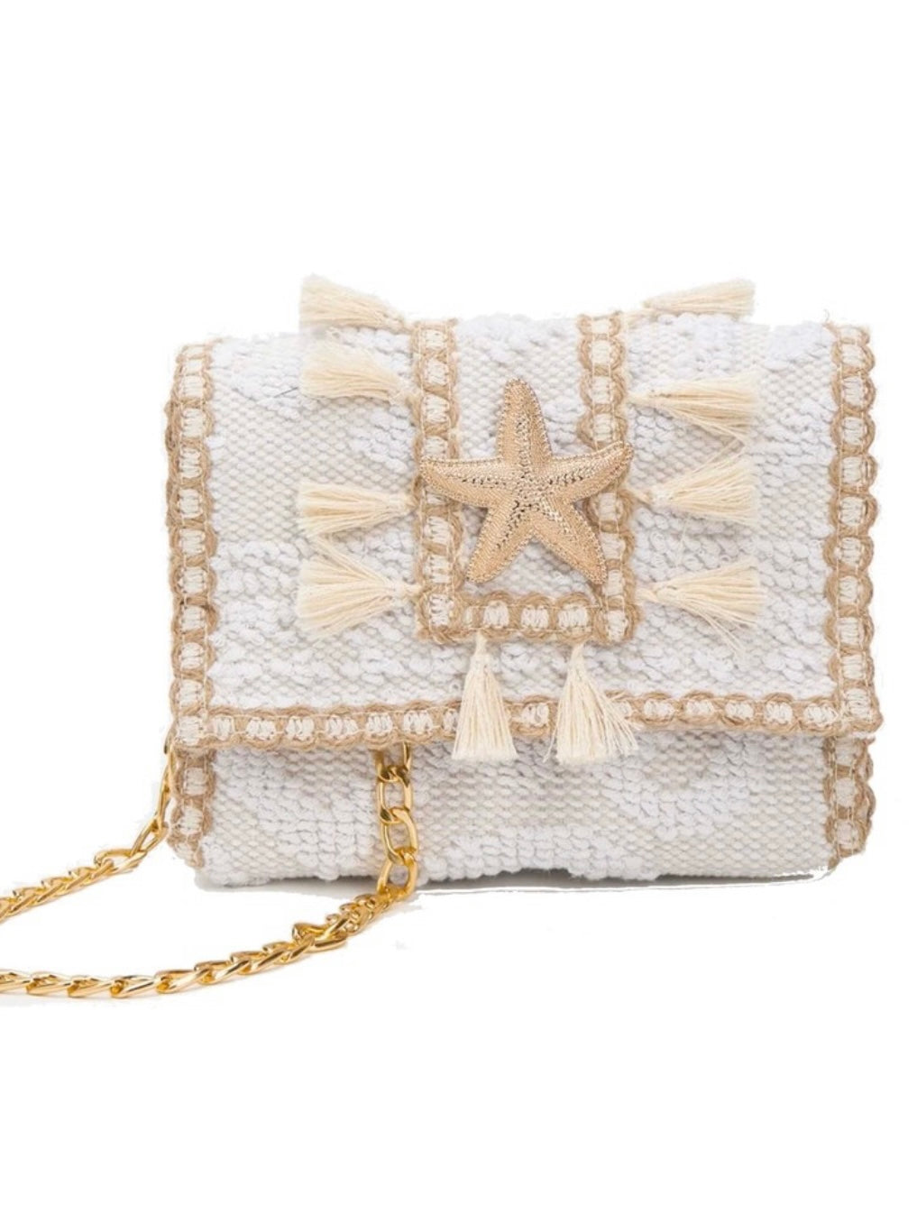 Sorena Summer Kilim White Bag
