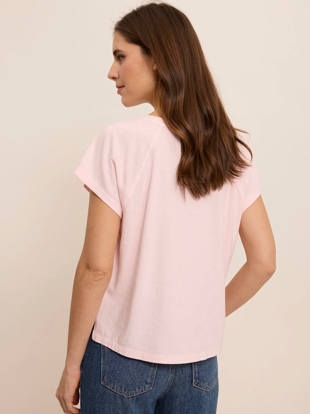 FIVE Love T Shirt -Baby Pink