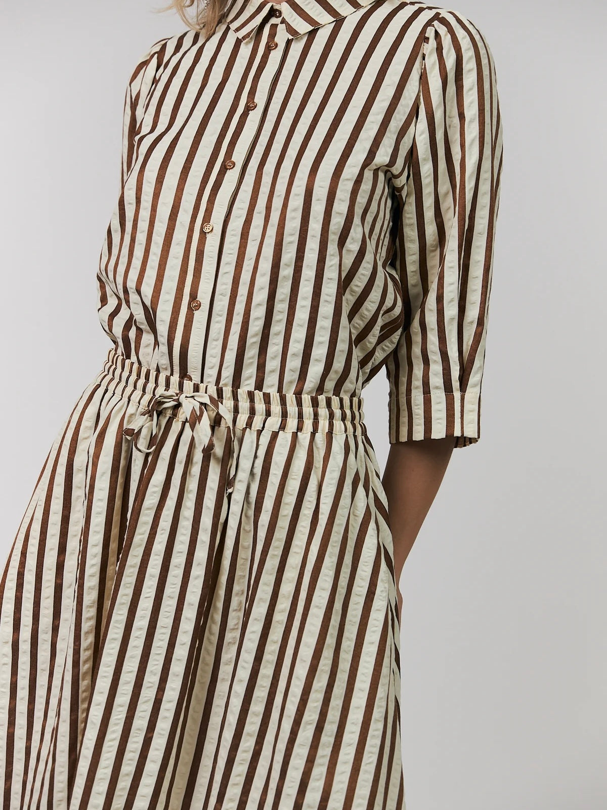 Lollys Laundry BonoLL Shirt-Dark Mokka