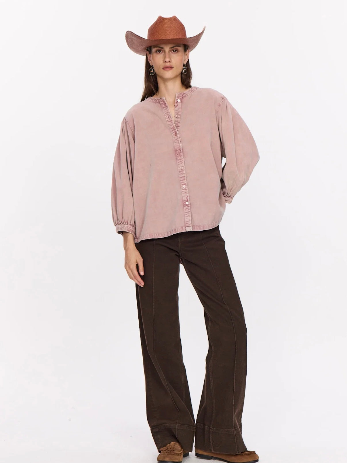 Stella Forest Enora Shirt-Blush