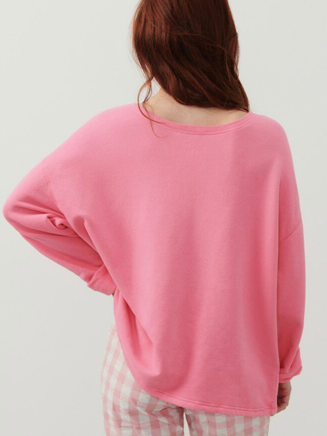 American Vintage Hapylife Sweatshirt Vintage Bubblegum