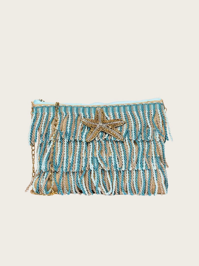 Sorena Asterias Clutch Bag Blue