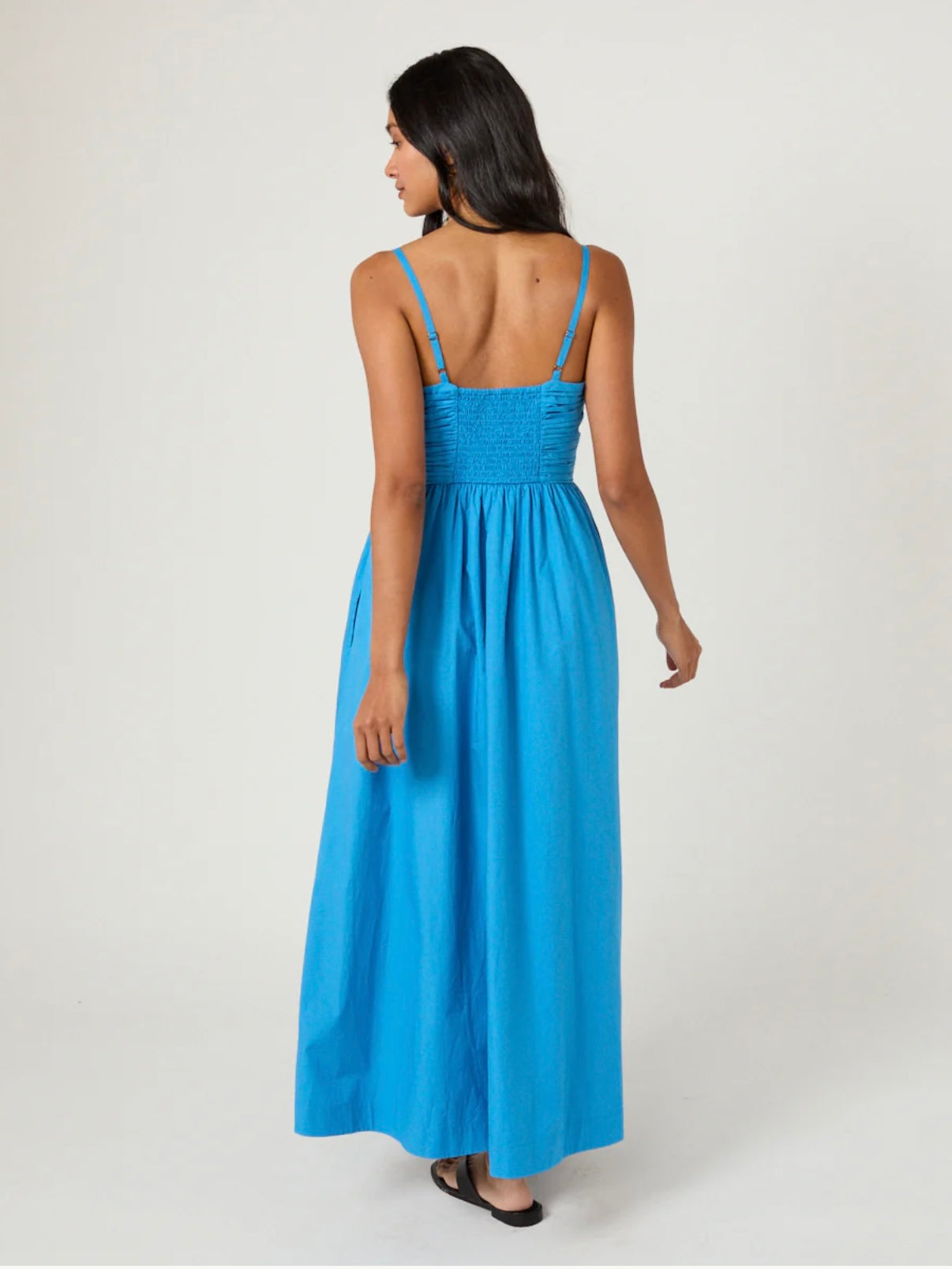Nobody's Child Blue Paige Midi Dress