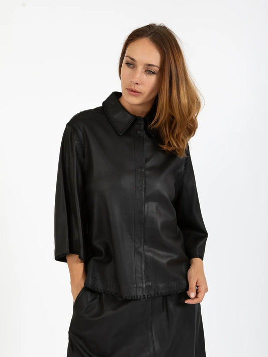 Coster Copenhagen Leather Overshirt