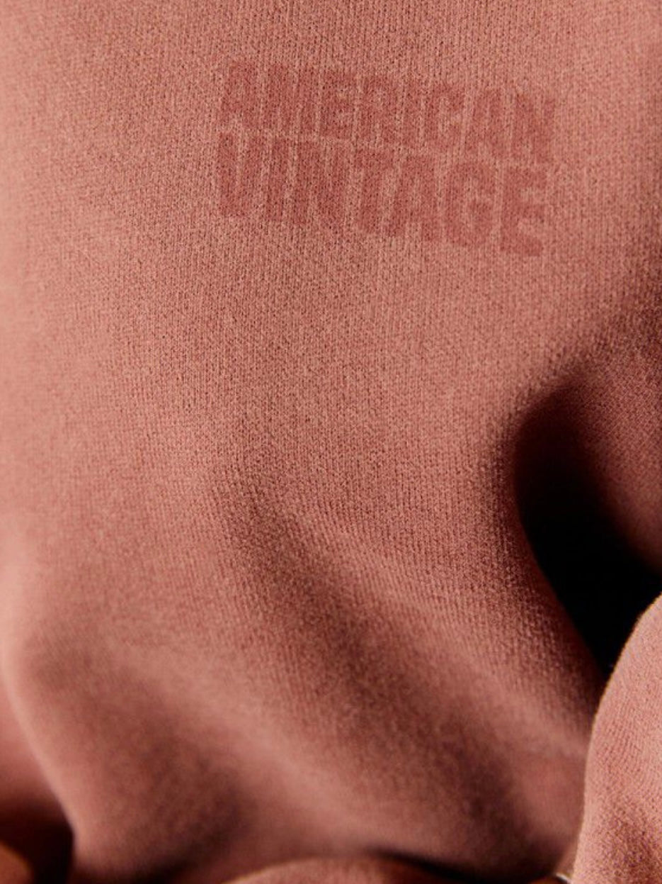 American Vintage Jitnay Sweatshirt-Vintage Walnut