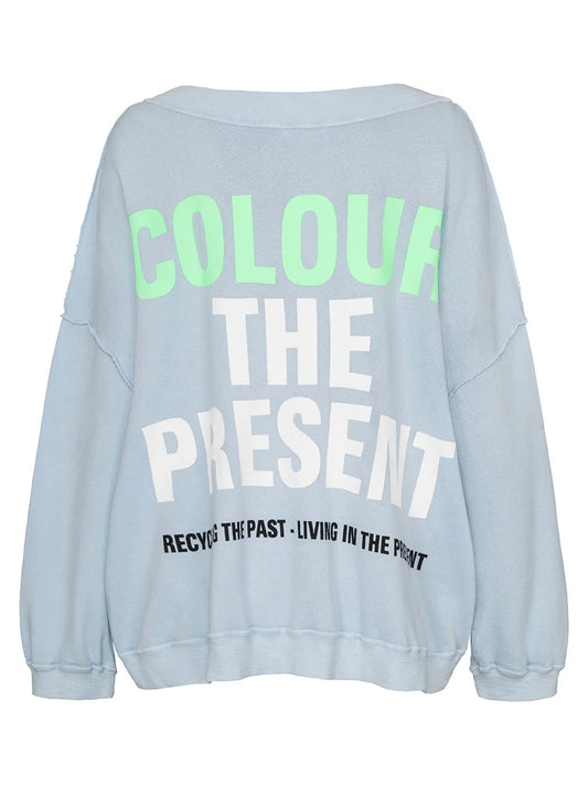 Liv Bergen Organic Sweatshirt-Sky Blue