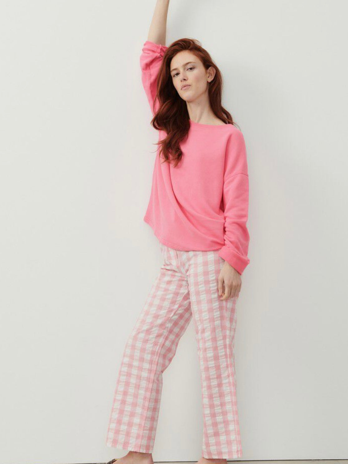 American Vintage Hapylife Sweatshirt Vintage Bubblegum