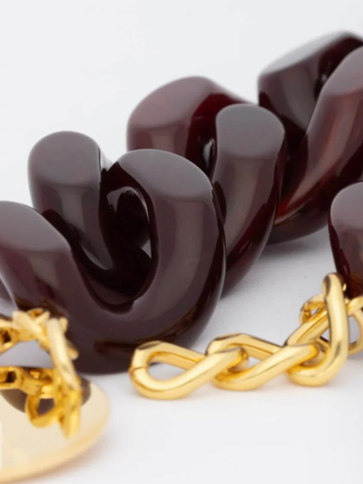 Vanessa Baroni Great Bracelet Bordeaux Marble