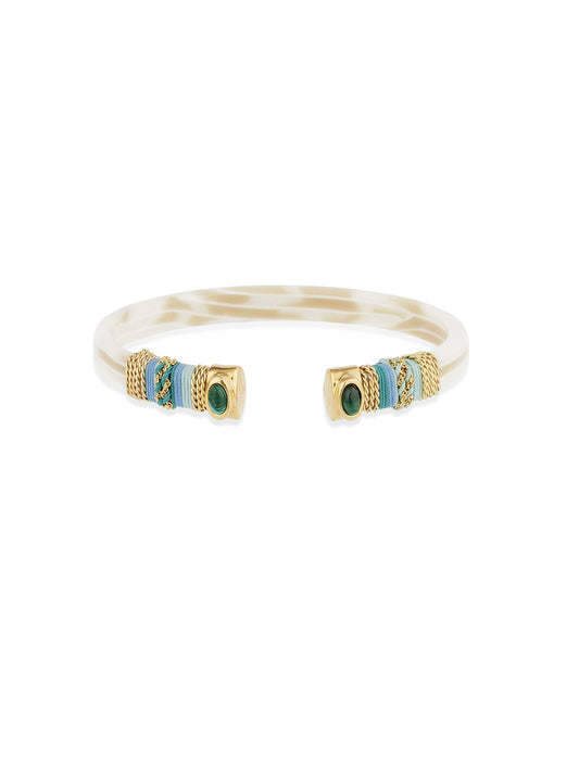 Gas Bijoux Sarina Acetate Bracelet-Ivory