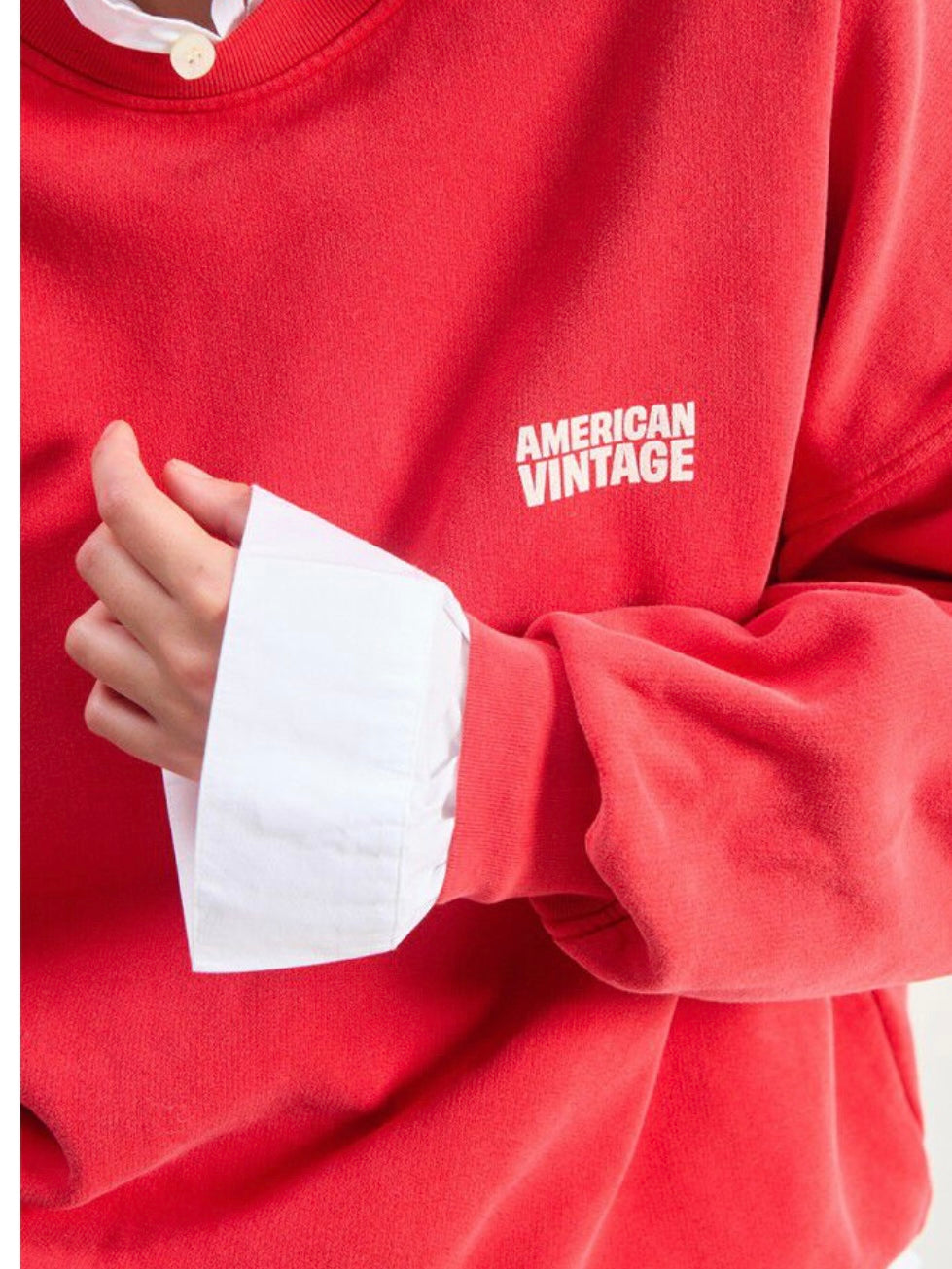 American Vintage Plizzy Sweatshirt-Vintage Volcano