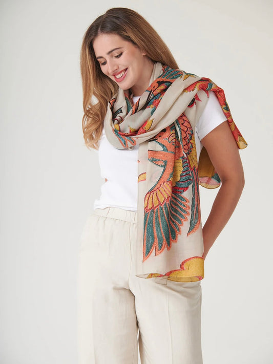 One Hundred Stars Crane Stone Scarf