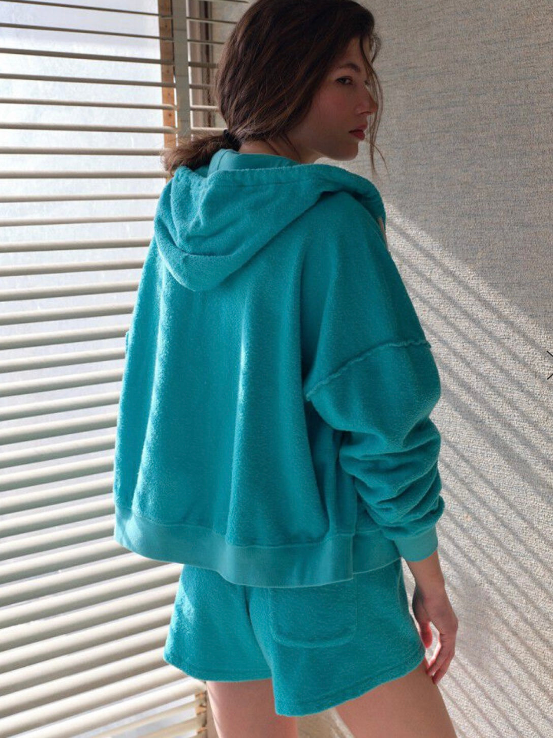 American Vintage Bobypark Shorts-Turquoise