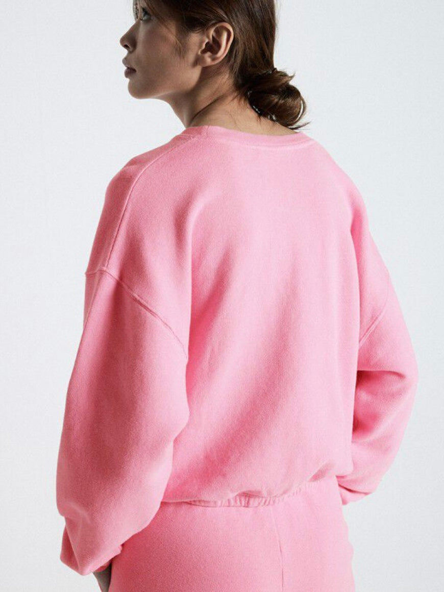 American Vintage Izubird Sweatshirt-Vintage Pink