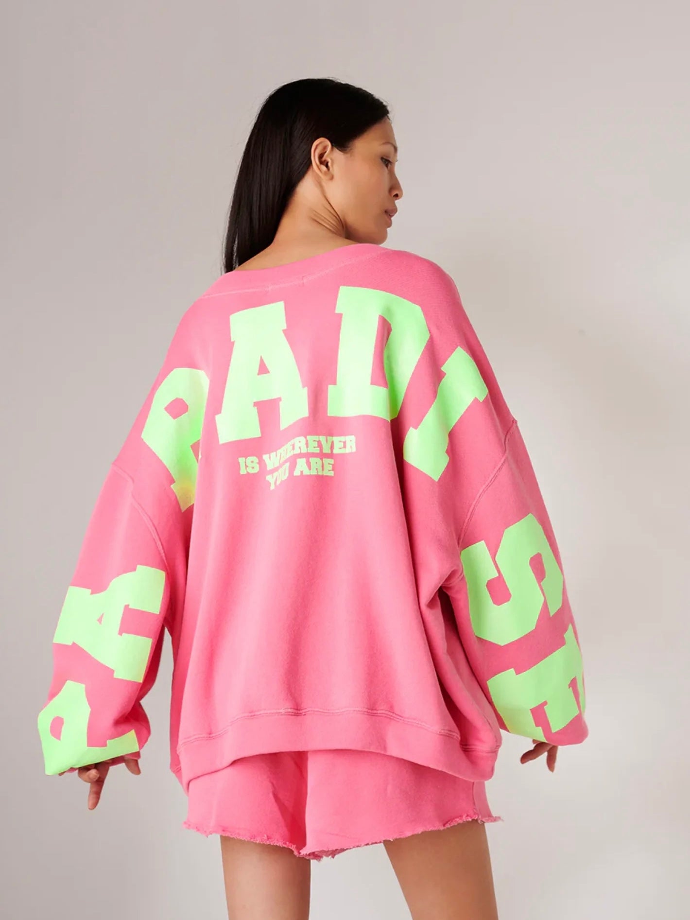 Liv Bergen Sky Paradise Sweatshirt-Lipstick