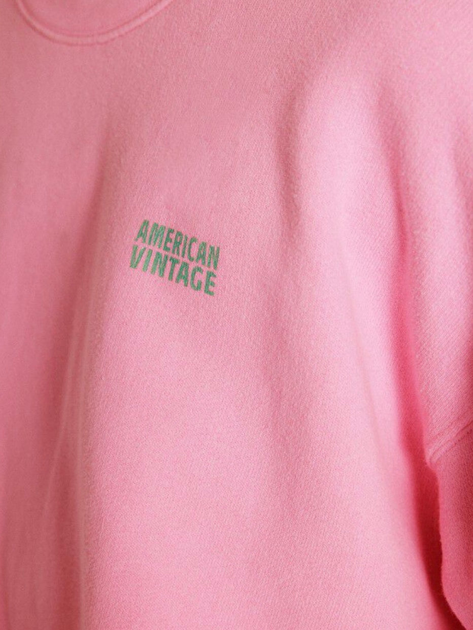 American Vintage Izubird Sweatshirt-Vintage Pink