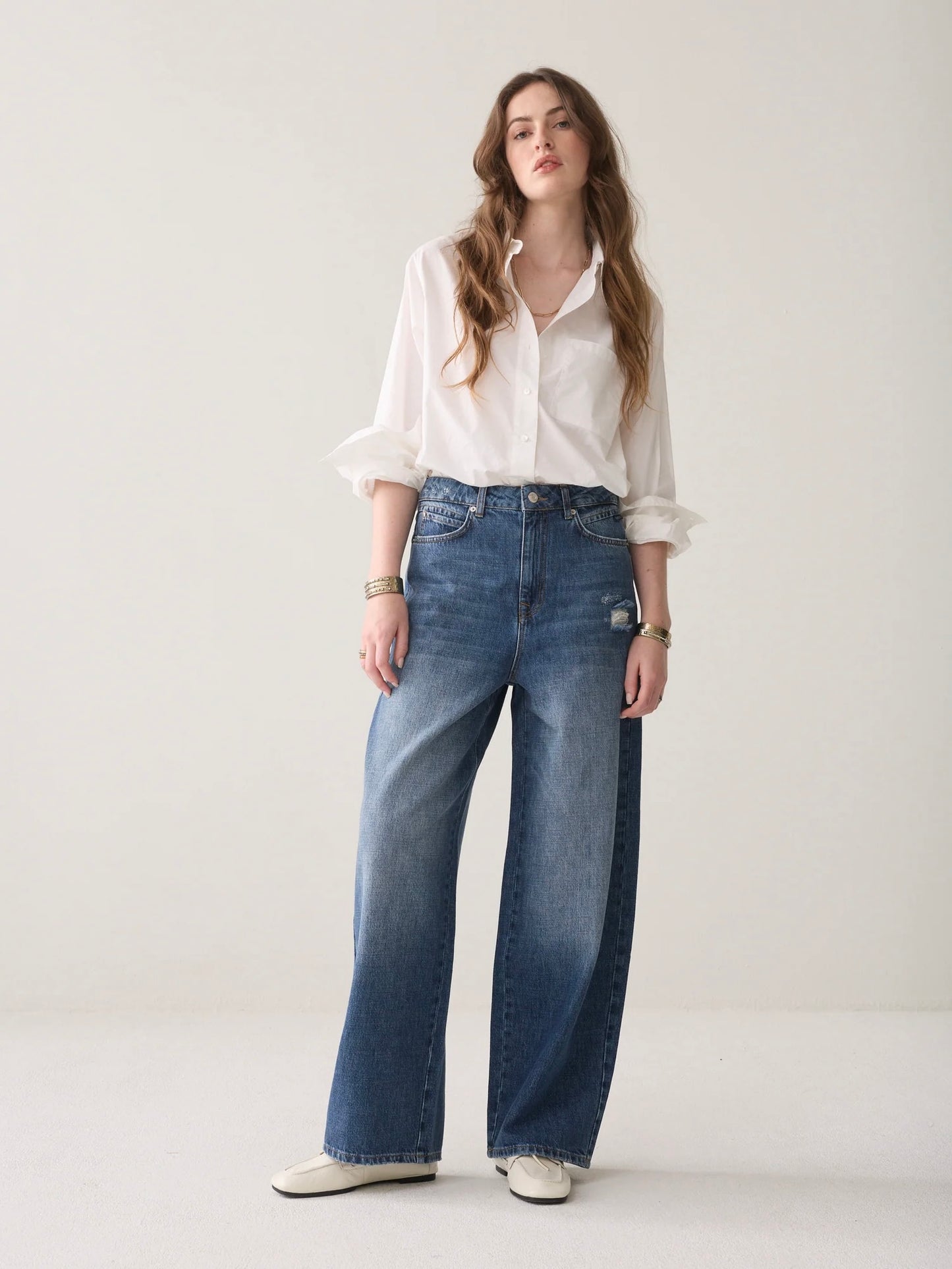 Summum Loose Fit Jeans Vintage Wash