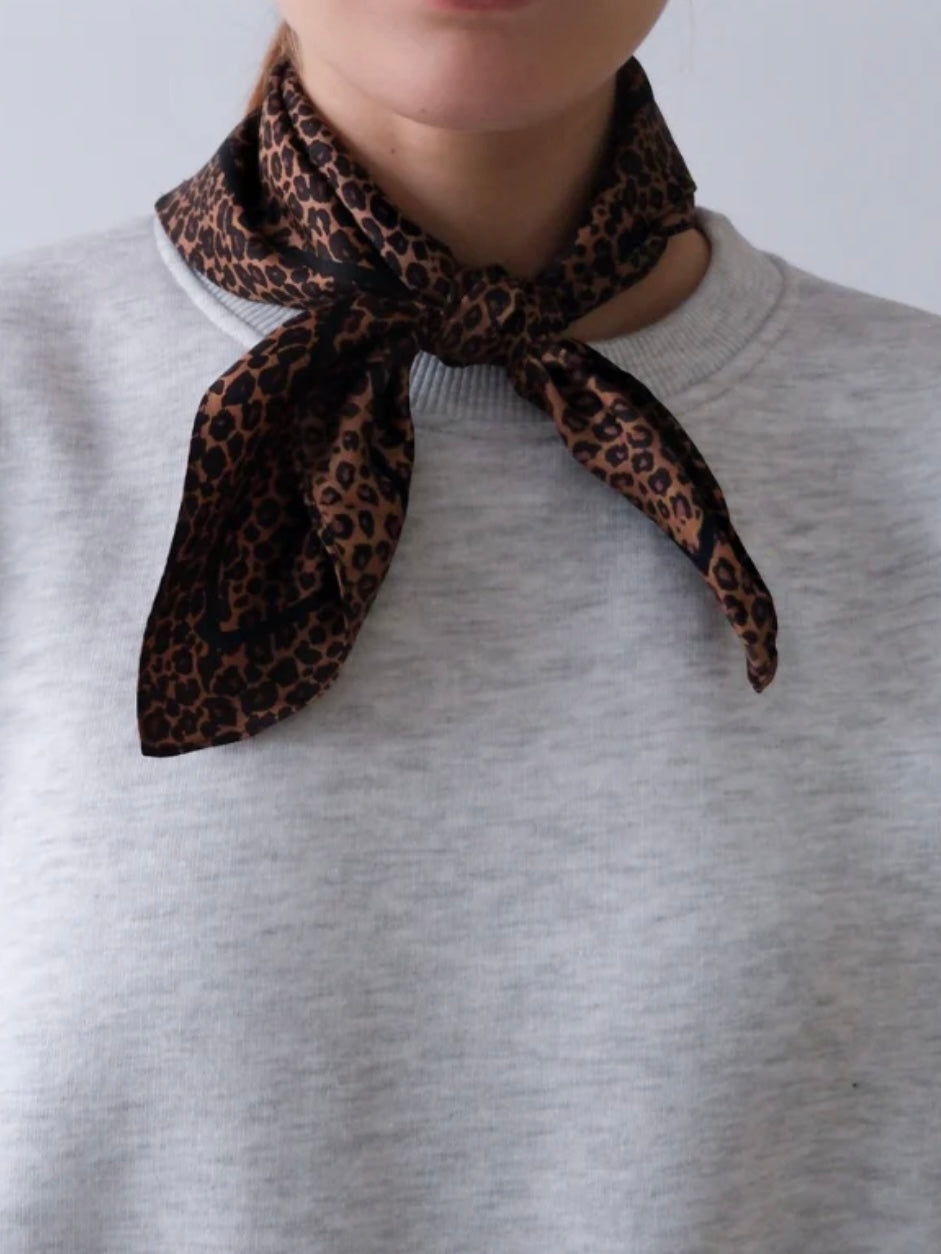 Le Scarf Leo Scarf Brown 50cm