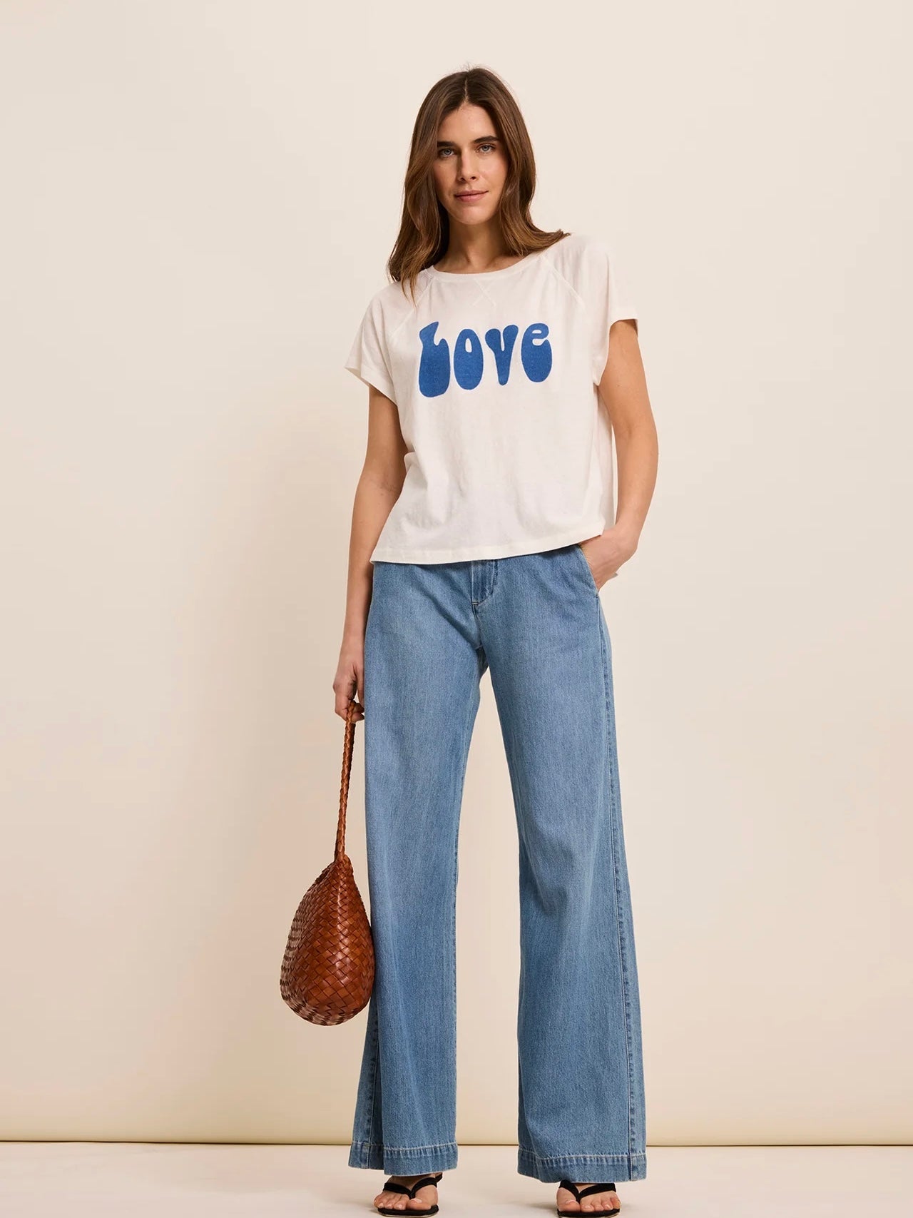 FIVE Love T Shirt -Off White