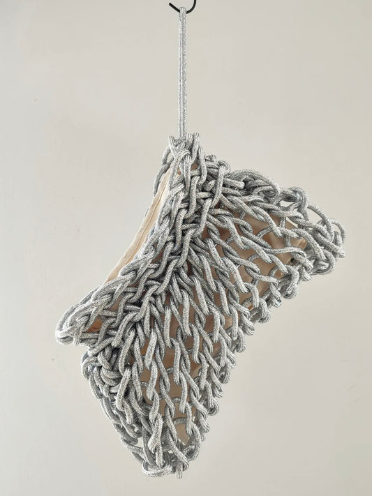 Alienina Susi Clutch Bag- Silver