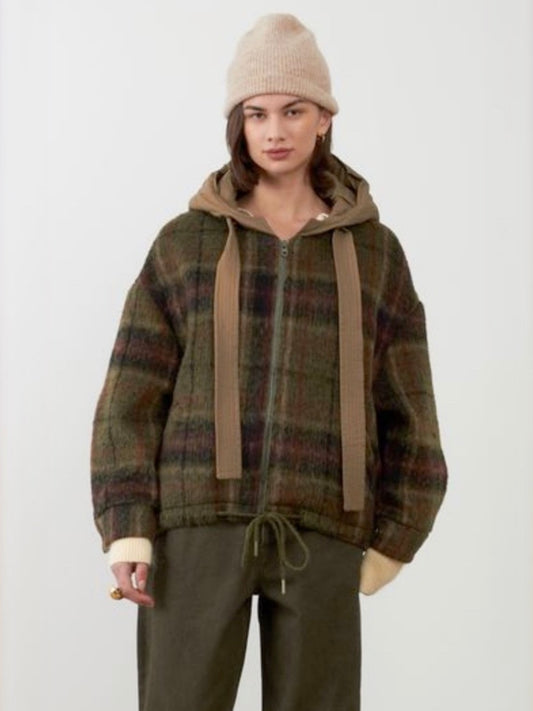 Orfeo Lester Checked Hooded Jacket