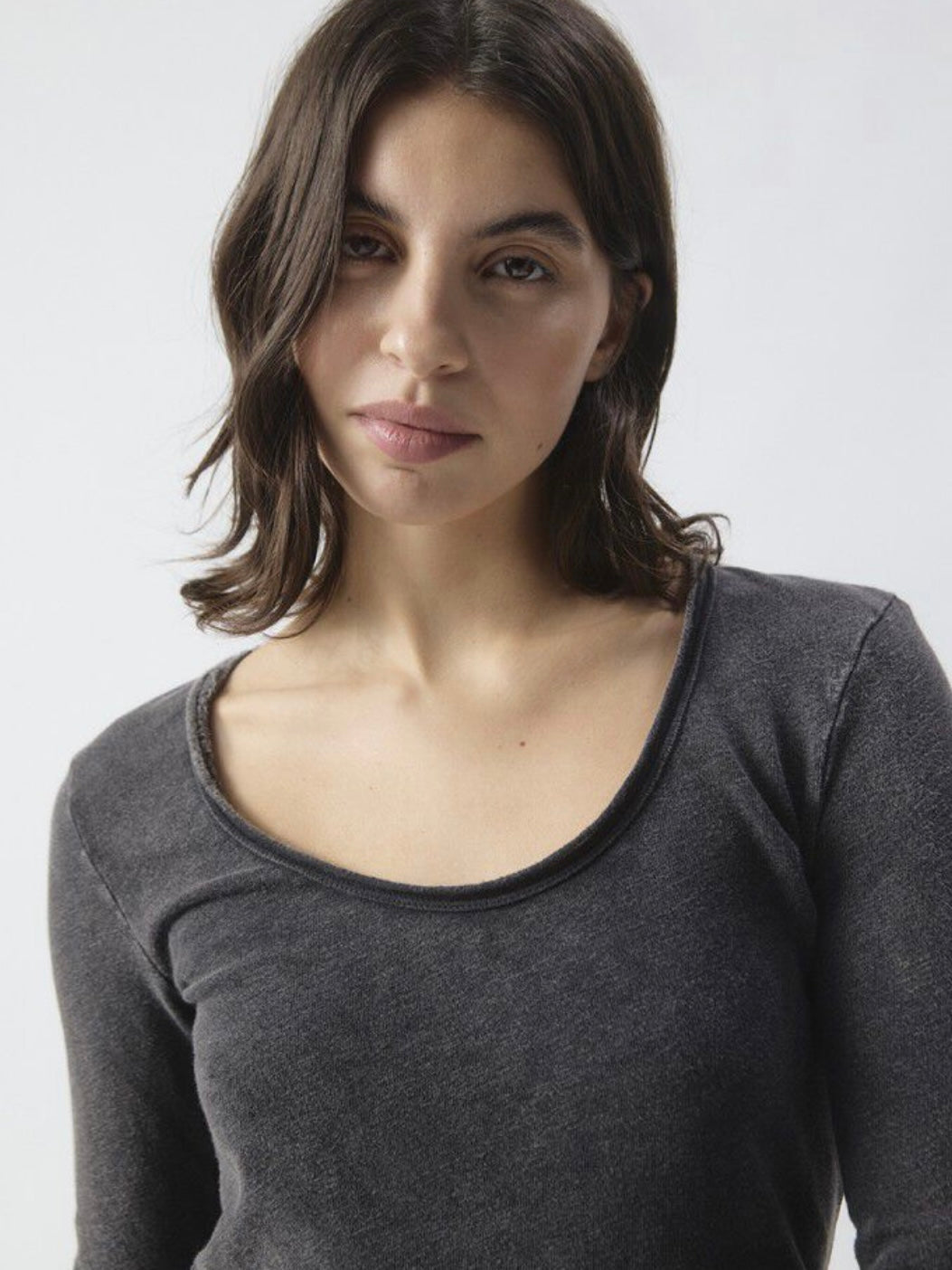 American Vintage Sonoma Scoop neck- Vintage Black