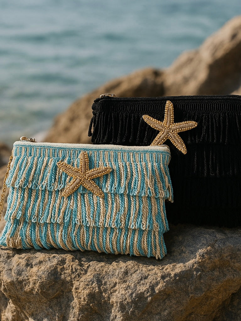Sorena Asterias Clutch Bag Blue