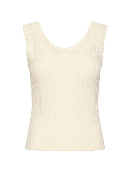 Atelier Reve Irfantine Vest Top-Birch