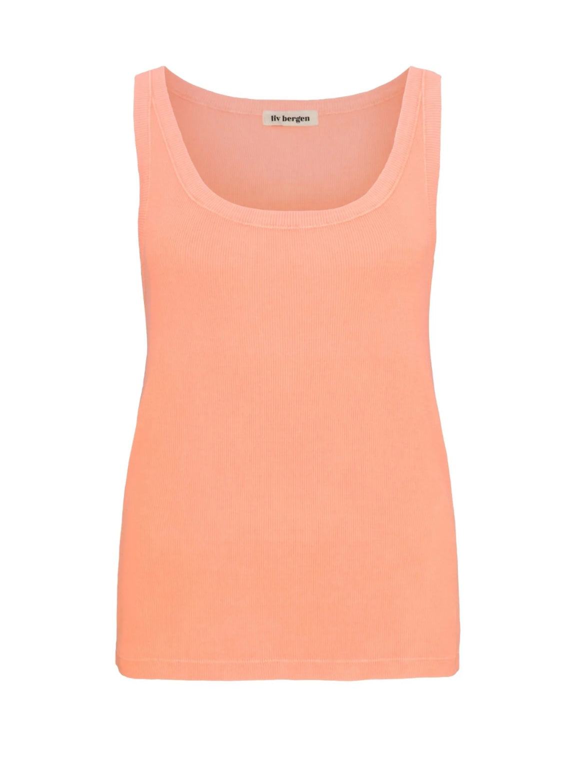 Liv Bergen Rumer Vest Top-Neon Orange