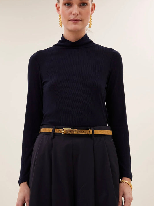 by_bar Lovi Metallic Belt-Gold